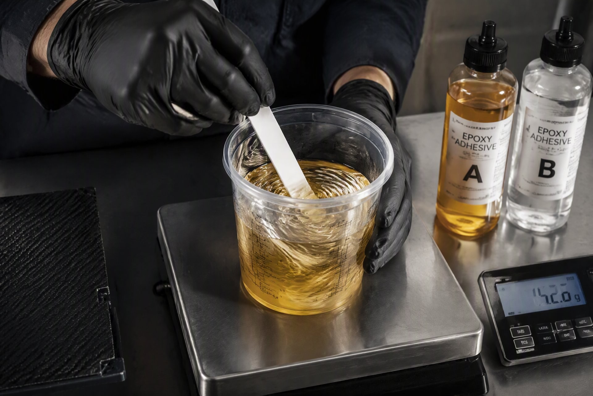 手工调胶搅拌环氧AB胶 手工调胶搅拌环氧AB胶