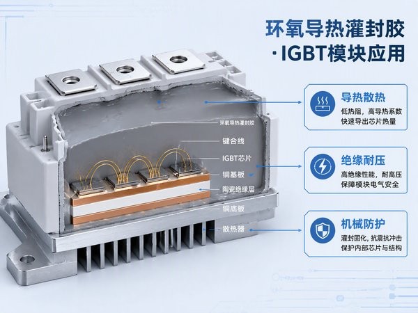 环氧导热灌封胶IGBT模块应用