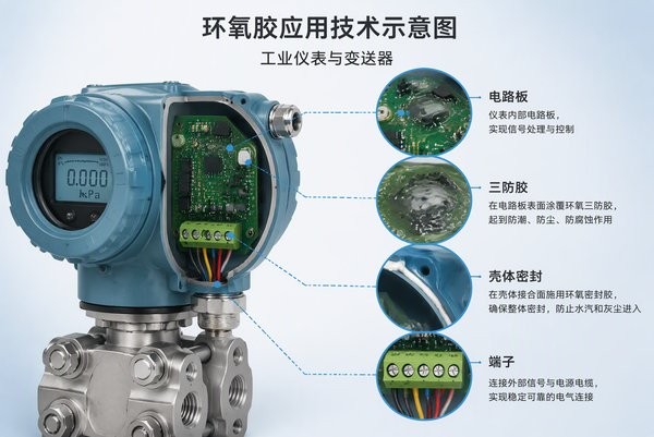 工业仪表与变送器用环氧胶:电路板防护与壳体密封