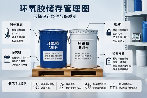 环氧胶储存与保质期管理:如何防止胶水变质失效